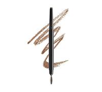 NYX Professional Makeup Lápiz de cejas Precision Brow Pencil, Dos lados: lápiz de cejas y cepillo espiral, Fórmula vegana, Tono: Soft Brown
