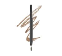 NYX Professional Makeup Lápiz de cejas Precision Brow Pencil, Dos lados: lápiz de cejas y cepillo espiral, Fórmula vegana, Tono: Blonde