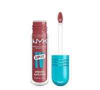 NYX Professional Makeup Lip IV, Hydrating Gloss Stain, Wet High-Shine Finish, Petal Pourin'