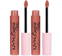 NYX Professional Makeup Lip Lingerie XXL, Labial líquido de larga duración, Cobertura mate 16H, Tono Turn On (Paquete de 2)