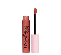 NYX Professional Makeup Lip Lingerie XXL Labial líquido Larga duración, Fórmula Vegana, Tono Peach Flirt