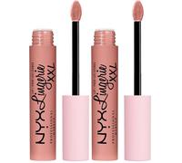 NYX Professional Makeup Lip Lingerie XXL Labial líquido Larga duración, Fórmula Vegana, Tono Undress (Paquete de 2)