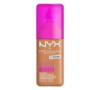 NYX Professional Makeup Make 'EM Wonder Foundation, 22 Medium, 30ml | Enriqucido con Estracto de Semillas de Guaraná y Ácido Hialurónico, Acabado Mate Natural, 24H de Duración, Make'Em Wonder