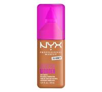 NYX Professional Makeup Make 'EM Wonder Foundation, 26 Honey, 30ml | Enriqucido con Estracto de Semillas de Guaraná y Ácido Hialurónico, Acabado Mate Natural, 24H de Duración, Make'Em Wonder