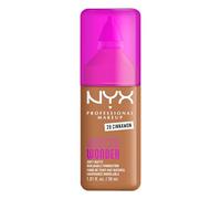 NYX Professional Makeup Make 'EM Wonder Foundation, 28 Cinnamon, 30ml | Enriqucido con Estracto de Semillas de Guaraná y Ácido Hialurónico, Acabado Mate Natural, 24H de Duración, Make'Em Wonder
