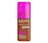 NYX Professional Makeup Make 'EM Wonder Foundation, 36 Warm Rich, 30ml | Enriqucido con Estracto de Semillas de Guaraná y Ácido Hialurónico, Acabado Mate Natural, 24H de Duración, Make'Em Wonder