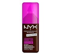 NYX Professional Makeup Make 'EM Wonder Foundation, 44 Rich Espresso, 30ml | Enriqucido con Estracto de Semillas de Guaraná y Ácido Hialurónico, Acabado Mate Natural, 24H de Duración, Make'Em Wonder