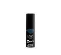 NYX Professional Makeup NYX Professional Makeup Barra de Labios Mate de Larga duración y Cobertura Total Suede Matte Lipstick Tono 22 Ace Color Azul, Mujer, Talla única