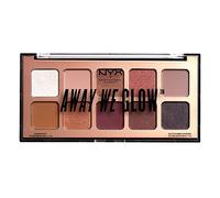 NYX Professional Makeup NYX Professional Makeup Paleta de Sombras de Ojos Away We Shadow Palette Tono xHooked On Glow Color Multicolor 1, Mujer, Multi, Talla única
