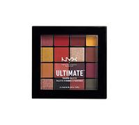 NYX Professional Makeup Paleta de sombra de ojos Ultimate Shadow Palette, Pigmentos compactos, 16 sombras, Acabados mate, satinados y metalizados, Tono: Phoenix