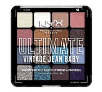 NYX Professional Makeup Paleta de Sombras de Ojos Ultimate Shadow Palette, 16 Sombras Ultra-Pigmentada, Larga Duración, Fórmula Vegana, Vintage Jean Baby
