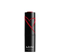 NYX Professional Makeup Pintalabios satinado Shout Loud Satin Lipstick, Tono ultrasaturado, Fórmula vegana, Red Haute