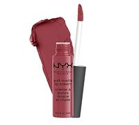 NYX Professional Makeup Pintalabios Soft Matte Lip Cream, Acabado cremoso mate, Color ultrapigmentado, Larga duración, Fórmula vegana, Tono: Budapest