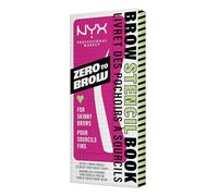 NYX Professional Makeup Maquillaje de ojos Cejas Zero To Brow Stencil Thin Brow 4 Stk.