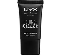 NYX Professional Makeup Prebase matificante Shine Killer Primer, Polvo de carbón matificante, Fórmula vegana, 20 ml
