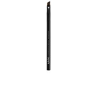 NYX Professional Makeup Pro Angled Brush Brocha de Ojos y Cejas | Pincel Rígido Anguloso, Para Dibujar, Rellenar y Corregir Cejas, Delinear Ojos, Fibras Naturales y Sintéticas, Pro Angled