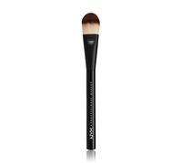 NYX Professional Makeup Pro Flat Foundation Brush Brocha Maquillaje | Brocha Cónica Grande, Texturas Líquidas o en Crema, Aplicación Uniforme, Fibras Sintéticas, Pro Flat Foundation Brush