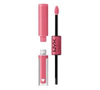 NYX Professional Makeup Shine Loud Labial Brillo 16H, Shine movi Color | Acabado No Pegajoso, No Transfer, Aplicación en 2 Pasos, Aceites de Jojoba y Vitamina E, Alta Pigmentación, Shine Loud