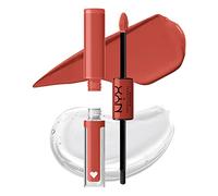 NYX Professional Makeup Shine Loud, Pintalabios permanente con Brillo, Larga duración 16H, 03 Ambition Statement