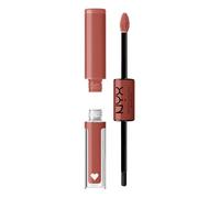NYX Professional Makeup Shine Loud, Pintalabios permanente con Brillo, Larga duración 16H, 03 Ambition Statement
