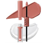 NYX Professional Makeup Shine Loud, Pintalabios permanente con Brillo, Larga duración 16H, 25 Daring Damsel