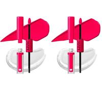 NYX Professional Makeup Shine Loud, Pintalabios permanente con Brillo, Larga duración 16H, Shine lead (Paquete de 2)