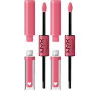 NYX Professional Makeup Shine Loud, Pintalabios permanente con Brillo, Larga duración 16H, Shine movi (Paquete de 2)