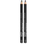 NYX Professional Makeup Slim Eye Pencil - Black Shimmer (Paquete de 2)