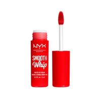 NYX Professional Makeup Smooth Whip Matte Lip Cream, Labial Líquido Cremoso, con Manteca de Karité y Cacao, Acabado Mate, Tono: Icing On Top