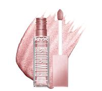 NYX Professional Makeup Sombra de ojos líquida, Larga duración, 12 horas, sin grumos y sin residuos, Con vitamina C, Ultimate Glow Shots, Grapefruit Glow