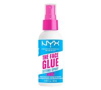 NYX Professional Makeup The Face Glue Setting Spray Fijador 24H | Textura en Polvo, Acabado Natural y Voluminoso, 9 Tonos Inclusivos, Formato Afilable, Cejas Definidas, Powder Louder