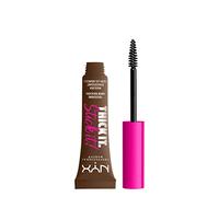 NYX Professional Makeup Thick It Stick it! ¡Fíjalas! Máscara de cejas, matiza y rellena con 16 horas de duración, Brunette