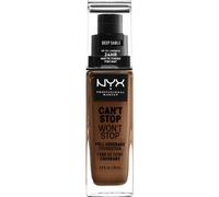 Nyx Professional Make Up Can'T Stop Won'T Stop Full Coverage Foundation Deep Sable 30ml