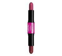 NYX Professional Makeup Wonder Stick Blush, Colorete en crema, Con ácido hialurónico, Textura cremosa, Fórmula Vegana, Deep Magenta + Ginger