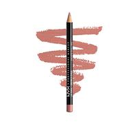 NYX Slim Lip Pencil Perfilador de Labios Cremoso Larga Duración, Nude Pink | Fórmula Cremosa, y Duradera, Aplicación Suave, Resistencia Excepcional, Amplia Gama de 40 Tonos, Slim Eye Pencil