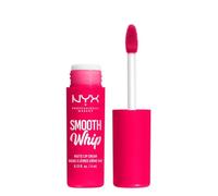 NYX Smooth Whip Matte Labial Líquido Mate Cremoso, Pillow Figh | Fórmula Vegana, Ultra Pigmentada, Sensación Suave Todo el Día, Nutre los Labios, 12 Tonos Vibrantes, Smooth Whip