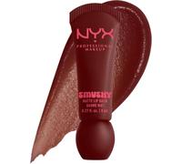 NYX Smushy Matte Bálsamo Labial Modulable Mate Difuminado, Smudge Fud | Ceramidas de Azúcar y Arroz Mochi, Suaviza, Hidrata y Protege, Cobertura Ligera, a Media, Aplicador de Silicona, Smushy Matte
