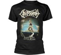 NYXMLYTIO Men's Cryptopsy - Cryptopsy 'Blasphemy Made Flesh' t Shirts - Mens Women t Shirts 100% Cotton Black