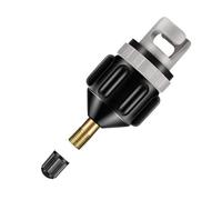 NyxSeat 1 adaptador de válvula de aire negro, bomba inflable, adaptador SUP para hombre, adaptador de bomba de aire para canoas, botes inflables, etc.