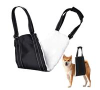 NyxSeat 1 arnés ajustable para elevación de perros, arnés de apoyo para restaurar la debilidad en la pierna trasera, adecuado para apoyar a perros mayores, heridos y discapacitados (negro)