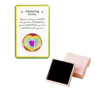 NyxSeat 1 bolsa de regalo de abrazo, 1 caja de regalo, con forma de corazón con forma de arco iris, regalo para abrazos, regalo para el día de la madre