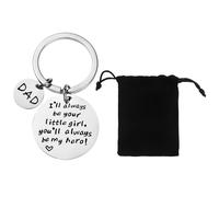 NyxSeat 1 llavero con 1 bolsa de almacenamiento negra, llavero de acero inoxidable, llavero, accesorio para llaves, adecuado para mochilas, carteras (plata), plata, 30mm