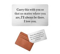 NyxSeat 1 tarjeta de billetera de acero inoxidable personalizada, tarjeta de billetera grabada, regalo para hombres, plata, 55*85MM, Clásico