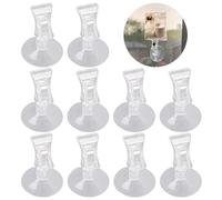 NyxSeat 10 clips para etiquetas de precio de supermercado, clips de ventosa fuertes, clips para billetes de estacionamiento, clips de ventosa de pared, clips de ventosa multifuncionales, adecuados