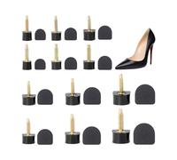 NyxSeat 12 pares de tacones de repuesto, puntas de talón para tacones altos, segmentos de repuesto, reparación de talones, tacos para tacones altos, protectores de talón, almohadillas intercambiables,