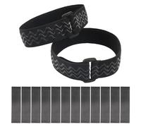 NyxSeat 12 tiras de tirantes, 2 correas para botas hasta la rodilla, bandas elásticas resistentes a la abrasión, correas anticaída para botas altas, adecuadas para botas altas y botas