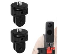 NyxSeat 2 adaptadores de trípode, adaptador de trípode 4/1, soporte para cámara, adaptador de montaje de trípode, accesorios de soporte, para cámaras, palo selfie (negro)