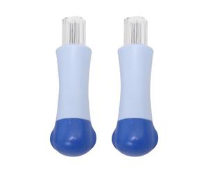 NyxSeat 2 agujas de fieltro de lana, agujas de punzonado de filtro, juego de fieltro punzonado, juego de agujas multifuncionales, adecuadas para bordado DIY, manualidades, etc. (azul)