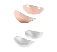 NyxSeat 2 pares de almohadillas antideslizantes autoadhesivas para el hombro, parches extraíbles (transparente + color carne), almohadillas de empuje