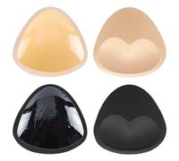 NyxSeat 2 pares de almohadillas de silicona para el pecho, almohadillas autoadhesivas para el pecho, parches para pezones push-up, amplificador de pecho, parches para pezones sin tirantes